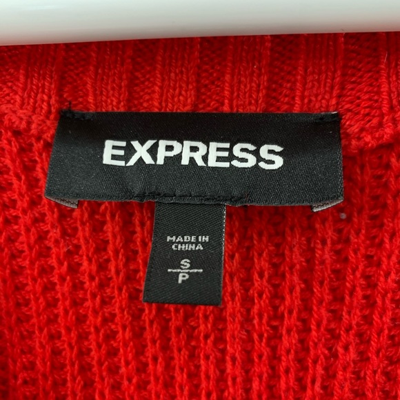Red Express cable knit sweater - Picture 3 of 3